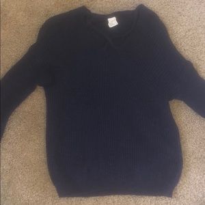 Navy blue sweater